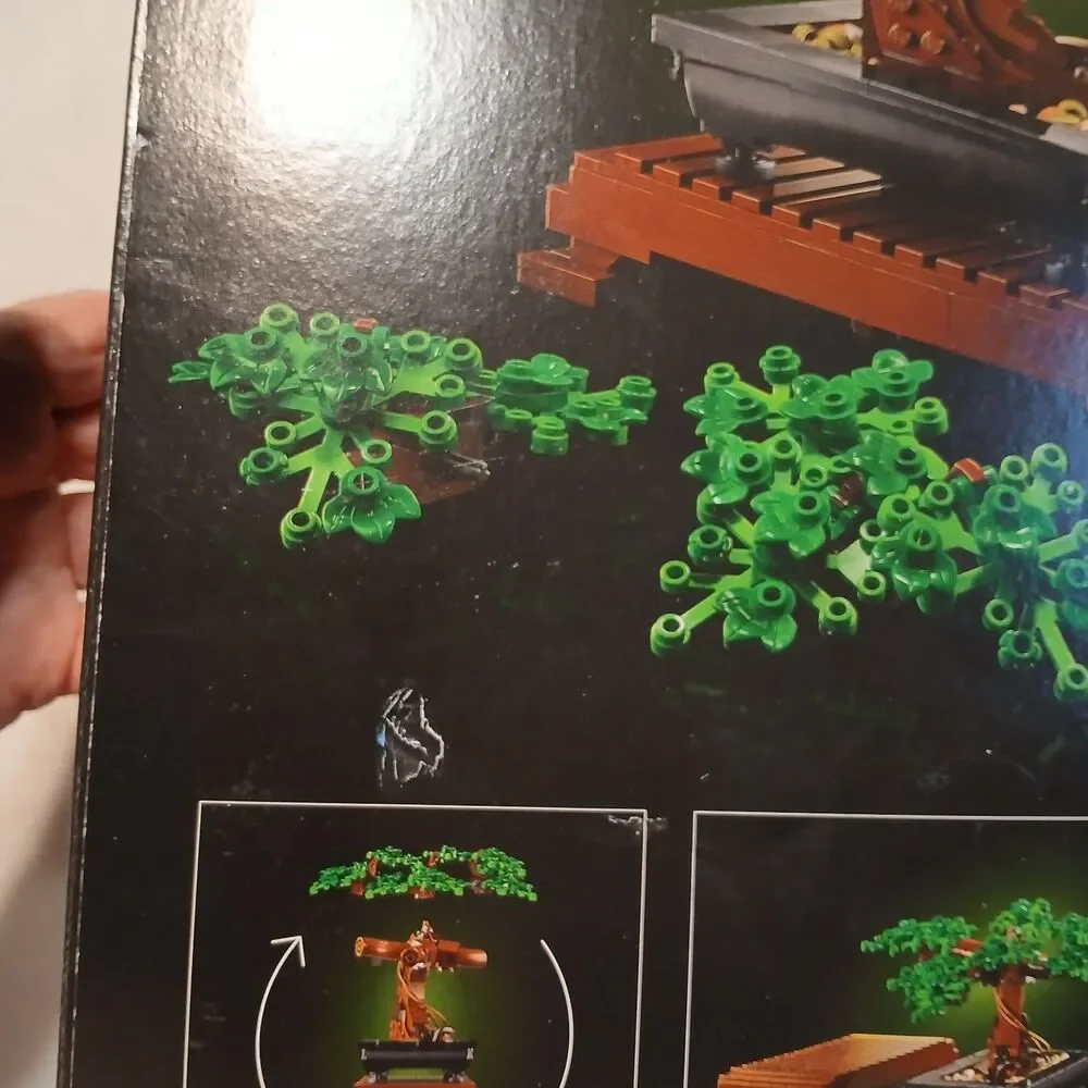 LEGO Botanicals Bonsai Tree Building Set 10281 Pink or Green Leaves 878 pcs